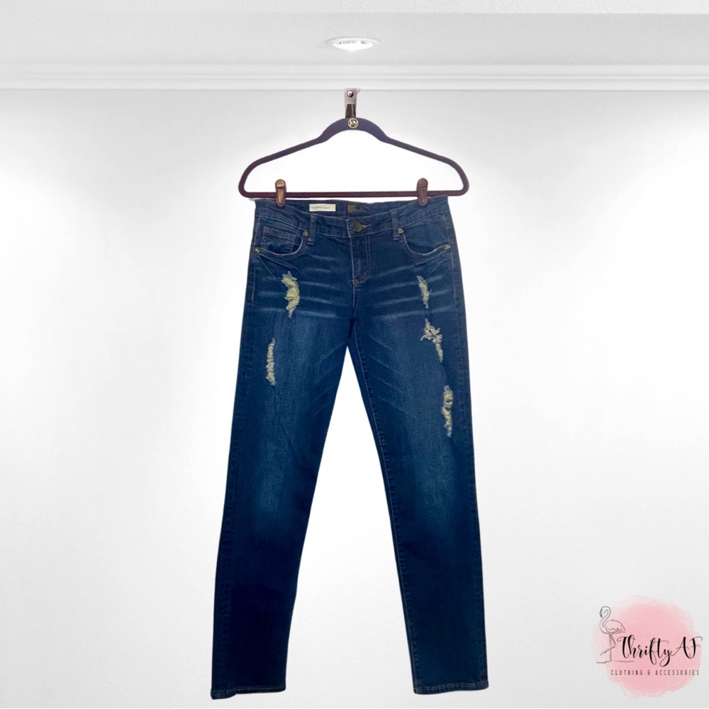 Kut From The Kloth Midrise Catherine Boyfriend Distressed Jean
